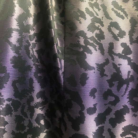 Plus Size 22 Nygard Collection Purple Black Ombre Leopard Print Satin Lined - Picture 8 of 15
